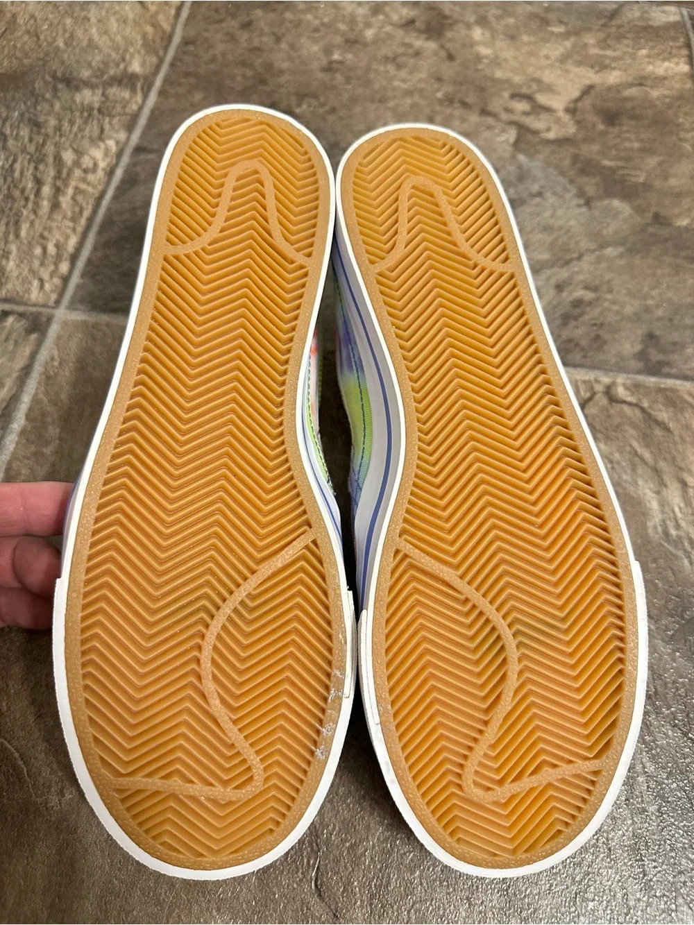 Nike Women's Court Legacy Slip-On Sneakers Tie-Dye Print